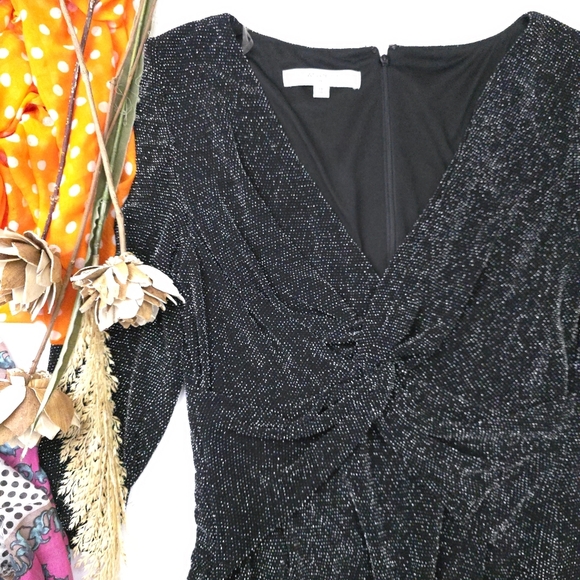 Evan Picone Elegant Black Dress Sz 12 - Picture 4 of 8